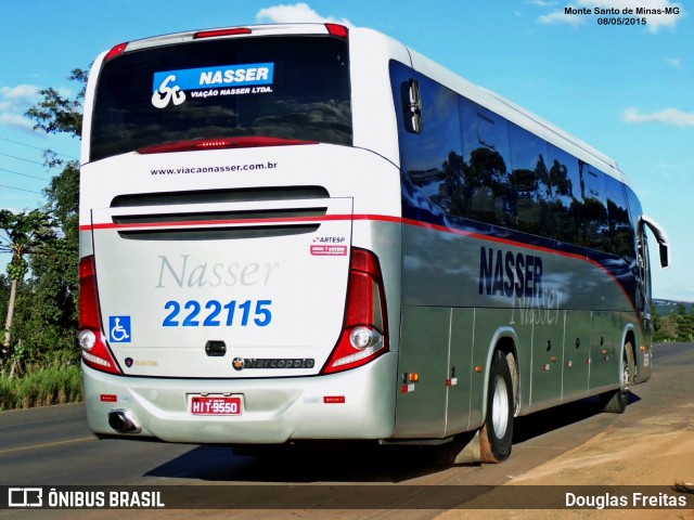 Viação Nasser 222115 na cidade de Monte Santo de Minas, Minas Gerais, Brasil, por Douglas Freitas. Número da foto: #12895948.