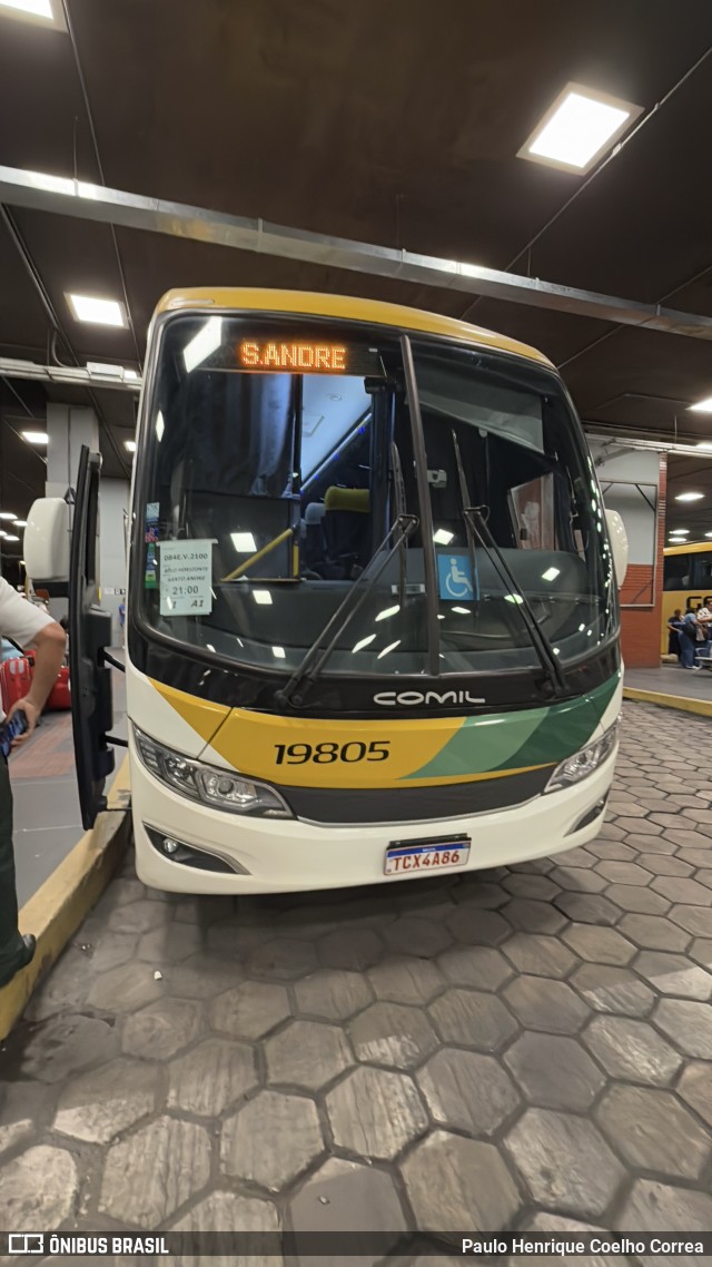 Empresa Gontijo de Transportes 19805 na cidade de Belo Horizonte, Minas Gerais, Brasil, por Paulo Henrique Coelho Correa. Número da foto: #12894368.