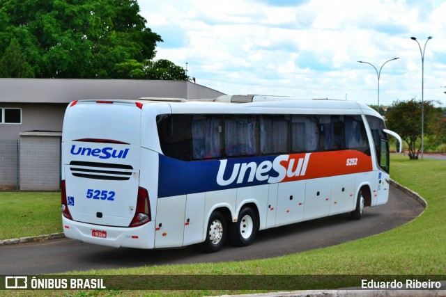 Unesul de Transportes 5252 na cidade de Foz do Iguaçu, Paraná, Brasil, por Eduardo Ribeiro. Número da foto: #12894119.