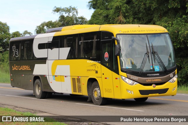 Viação São Gabriel 5420 na cidade de Barra do Piraí, Rio de Janeiro, Brasil, por Paulo Henrique Pereira Borges. Número da foto: #12894471.
