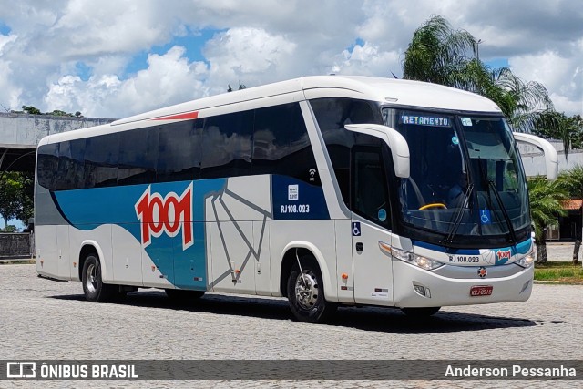 Auto Viação 1001 RJ 108.023 na cidade de Campos dos Goytacazes, Rio de Janeiro, Brasil, por Anderson Pessanha. Número da foto: #12893324.