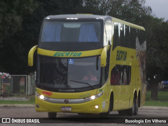 Eucatur - Empresa União Cascavel de Transportes e Turismo 4845 na cidade de Vilhena, Rondônia, Brasil, por Busologia Em Vilhena. Número da foto: #12893424.
