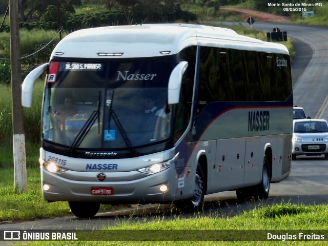 Viação Nasser 208115 na cidade de Monte Santo de Minas, Minas Gerais, Brasil, por Douglas Freitas. Número da foto: #12895960.