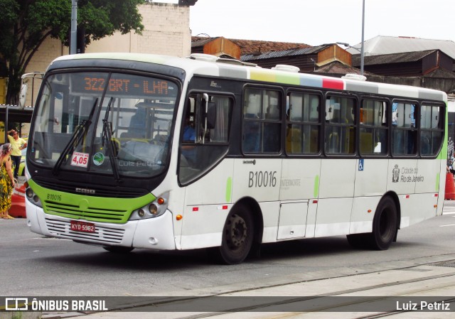 Transportes Paranapuan B10016 na cidade de Rio de Janeiro, Rio de Janeiro, Brasil, por Luiz Petriz. Número da foto: #12893780.