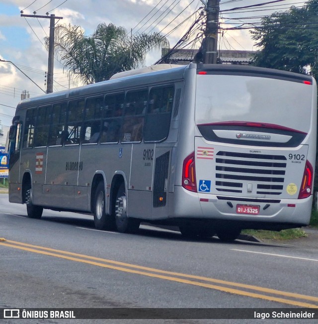 BluMob - Concessionária de Transporte Urbano de Blumenau 9102 na cidade de Blumenau, Santa Catarina, Brasil, por Iago Scheineider. Número da foto: #12894738.