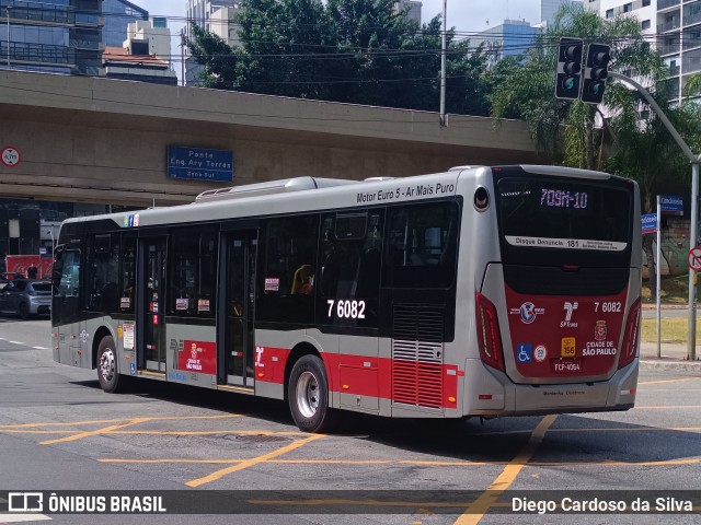 Viação Gatusa Transportes Urbanos 7 6082 na cidade de São Paulo, São Paulo, Brasil, por Diego Cardoso da Silva. Número da foto: #12894196.