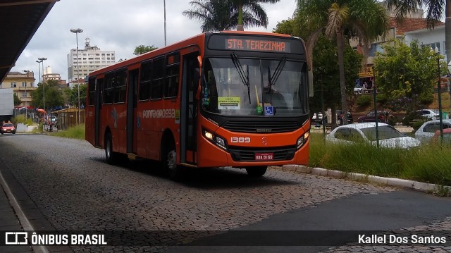 VCG - Viação Campos Gerais 1389 na cidade de Ponta Grossa, Paraná, Brasil, por Kallel Dos Santos. Número da foto: #12895944.