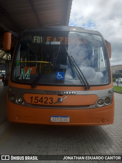 Leblon Transporte de Passageiros 15423 na cidade de Fazenda Rio Grande, Paraná, Brasil, por JONATHAN EDUARDO CANTOR. Número da foto: #12893638.