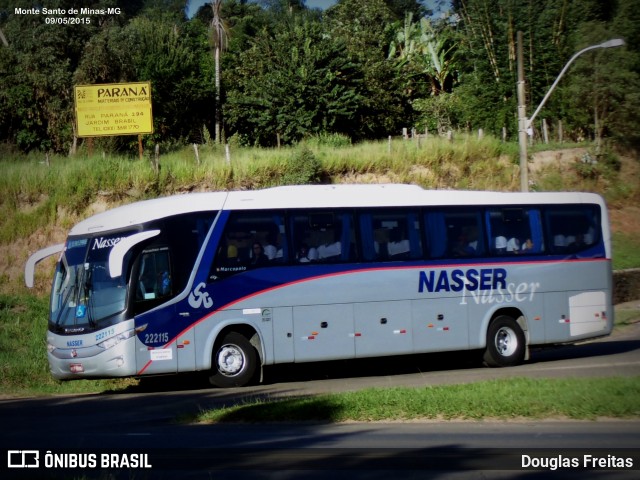 Viação Nasser 222115 na cidade de Monte Santo de Minas, Minas Gerais, Brasil, por Douglas Freitas. Número da foto: #12895935.