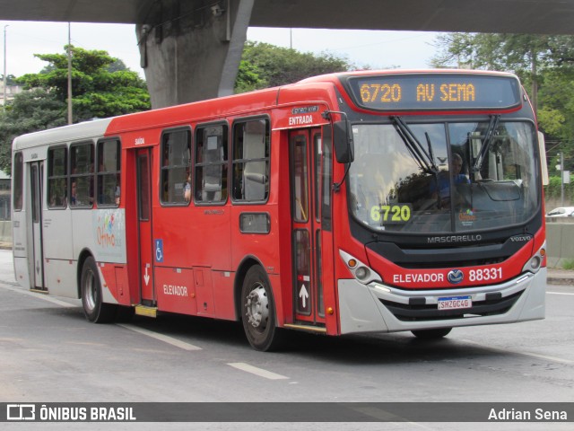 Viação Novo Retiro 88331 na cidade de Belo Horizonte, Minas Gerais, Brasil, por Adrian Sena. Número da foto: #12893637.