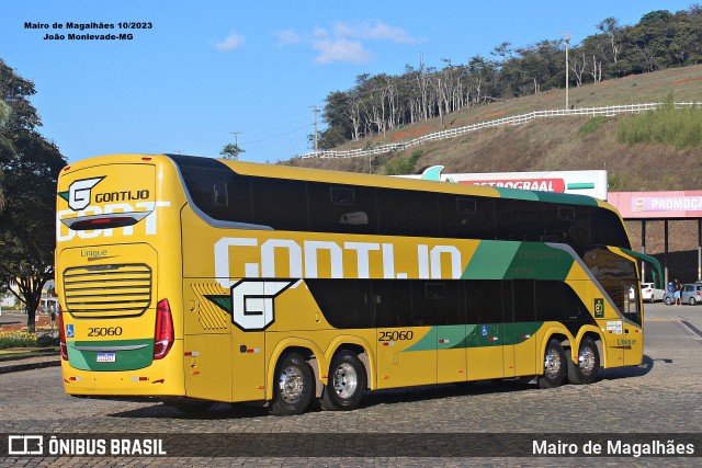 Empresa Gontijo de Transportes 25060 na cidade de João Monlevade, Minas Gerais, Brasil, por Mairo de Magalhães. Número da foto: #12894224.