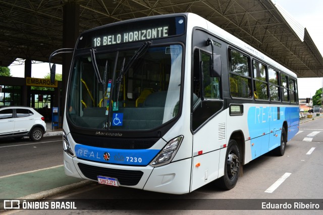 Viação Real - Varginha 7230 na cidade de Varginha, Minas Gerais, Brasil, por Eduardo Ribeiro. Número da foto: #12896198.