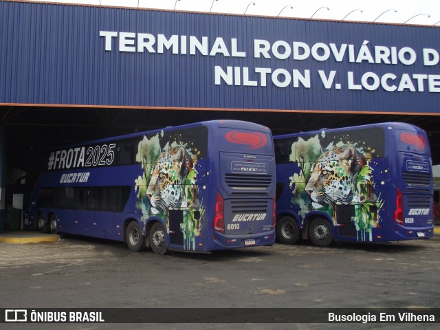Eucatur - Empresa União Cascavel de Transportes e Turismo 6010 na cidade de Vilhena, Rondônia, Brasil, por Busologia Em Vilhena. Número da foto: #12893433.