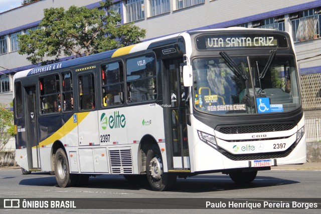 Viação Elite 2397 na cidade de Volta Redonda, Rio de Janeiro, Brasil, por Paulo Henrique Pereira Borges. Número da foto: #12894437.