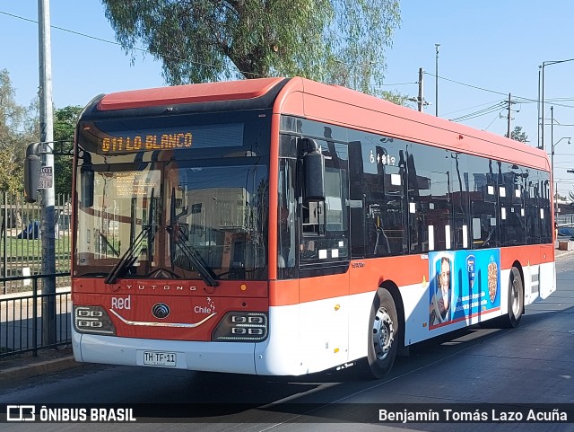 Voy Santiago THTF11 na cidade de San Ramón, Santiago, Metropolitana de Santiago, Chile, por Benjamín Tomás Lazo Acuña. Número da foto: #12895805.