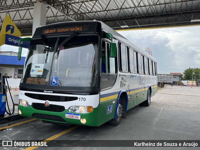 Transportes MP Tur 170 na cidade de São Gonçalo do Amarante, Rio Grande do Norte, Brasil, por Karlheinz de Souza e Araújo. Número da foto: #12893923.