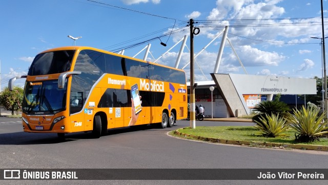 Expresso Itamarati 7348 na cidade de Fernandópolis, São Paulo, Brasil, por João Vitor Pereira. Número da foto: #12894236.
