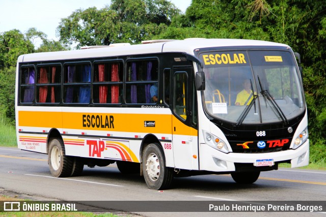 TAP Turismo e Fretamento 088 na cidade de Barra do Piraí, Rio de Janeiro, Brasil, por Paulo Henrique Pereira Borges. Número da foto: #12894492.