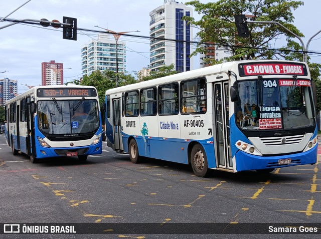 Viação Forte AF-90405 na cidade de Belém, Pará, Brasil, por Samara Goes. Número da foto: #12893841.