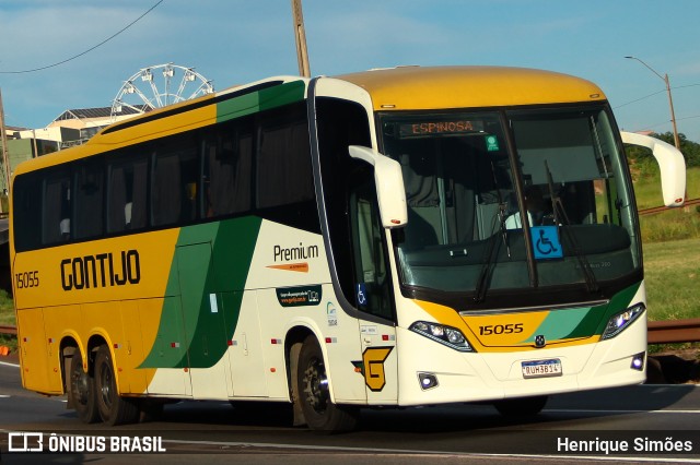 Empresa Gontijo de Transportes 15055 na cidade de Betim, Minas Gerais, Brasil, por Henrique Simões. Número da foto: #12852977.