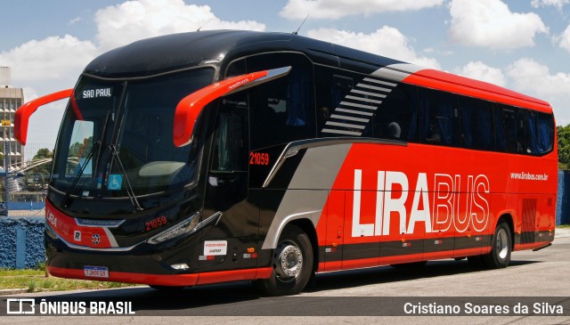 Lirabus 21059 na cidade de São Paulo, São Paulo, Brasil, por Cristiano Soares da Silva. Número da foto: #12851078.