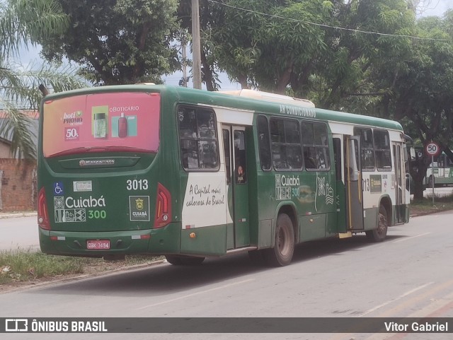 Expresso Caribus Transportes 3013 na cidade de Cuiabá, Mato Grosso, Brasil, por Vitor Gabriel. Número da foto: #12853688.