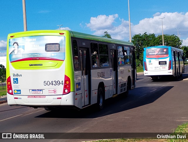 BsBus Mobilidade 504394 na cidade de Samambaia, Distrito Federal, Brasil, por Cristhian Davi. Número da foto: #12851005.