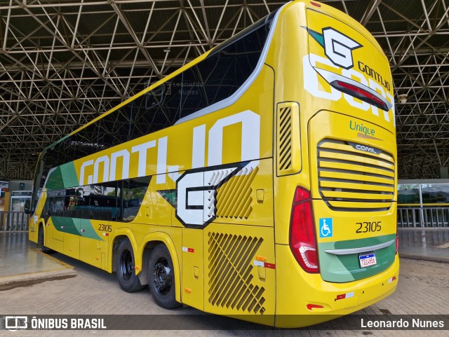 Empresa Gontijo de Transportes 23105 na cidade de Patos de Minas, Minas Gerais, Brasil, por Leonardo Nunes. Número da foto: #12852224.