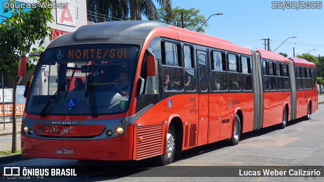 Transporte Coletivo Glória BE702 na cidade de Curitiba, Paraná, Brasil, por Lucas Weber Calizario. Número da foto: #12852754.