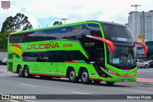 Autobuses Cruceña 2022 na cidade de Barueri, São Paulo, Brasil, por Marcus Prado. Número da foto: #12851968.