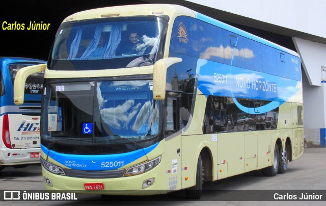 Viação Novo Horizonte 525011 na cidade de Goiânia, Goiás, Brasil, por Carlos Júnior. Número da foto: #12852964.