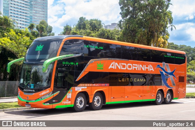 Empresa de Transportes Andorinha 7262 na cidade de Curitiba, Paraná, Brasil, por Petris _spotter 2.4. Número da foto: #12852301.