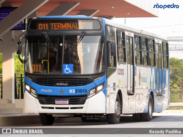 Viação São Pedro 0321013 na cidade de Manaus, Amazonas, Brasil, por Kezedy Padilha. Número da foto: #12853145.