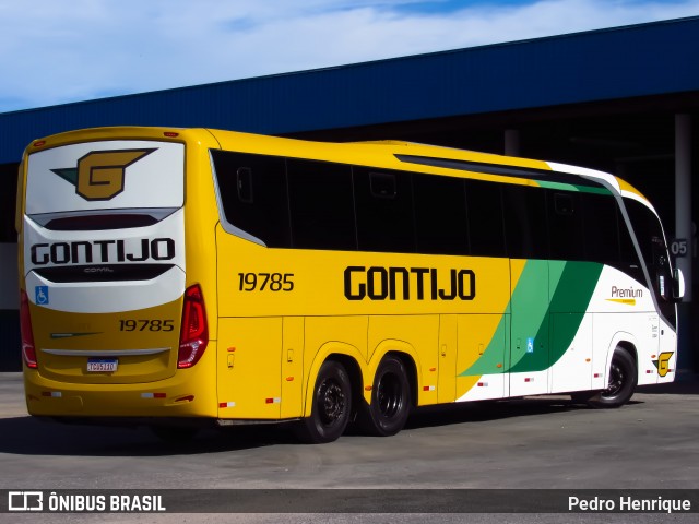 Empresa Gontijo de Transportes 19785 na cidade de Nova Serrana, Minas Gerais, Brasil, por Pedro Henrique. Número da foto: #12851524.