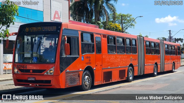 Transporte Coletivo Glória BD144 na cidade de Curitiba, Paraná, Brasil, por Lucas Weber Calizario. Número da foto: #12852750.