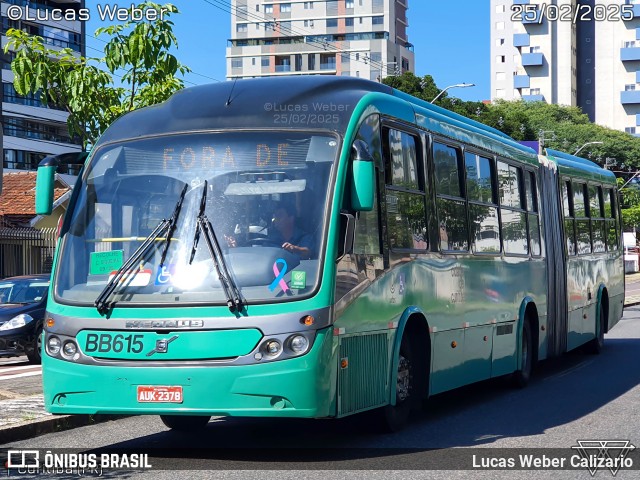 Transporte Coletivo Glória BB615 na cidade de Curitiba, Paraná, Brasil, por Lucas Weber Calizario. Número da foto: #12852742.