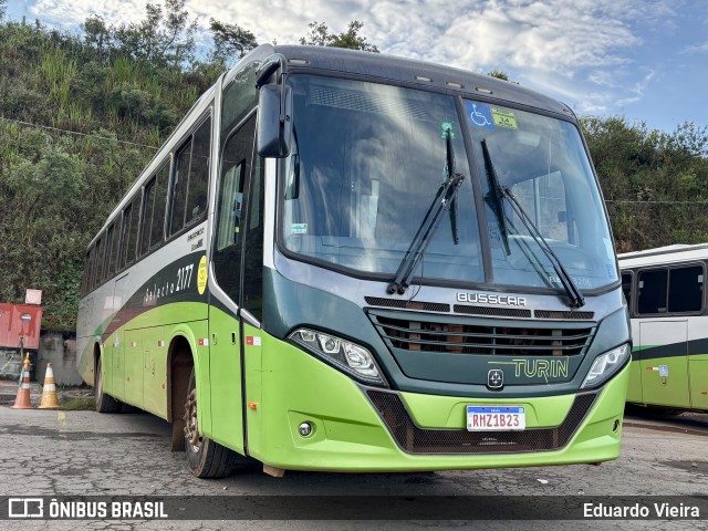 Turin Transportes 2177 na cidade de Conselheiro Lafaiete, Minas Gerais, Brasil, por Eduardo Vieira. Número da foto: #12851490.