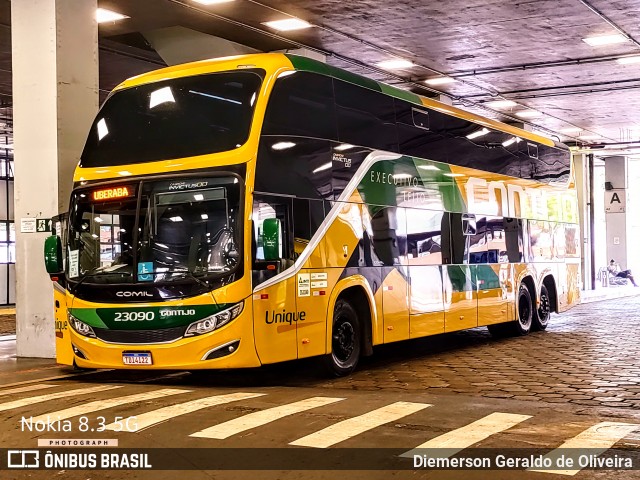 Empresa Gontijo de Transportes 23090 na cidade de Belo Horizonte, Minas Gerais, Brasil, por Diemerson Geraldo de Oliveira. Número da foto: #12853385.