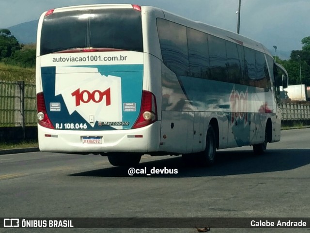 Auto Viação 1001 RJ 108.046 na cidade de Duque de Caxias, Rio de Janeiro, Brasil, por Calebe Andrade. Número da foto: #12852509.