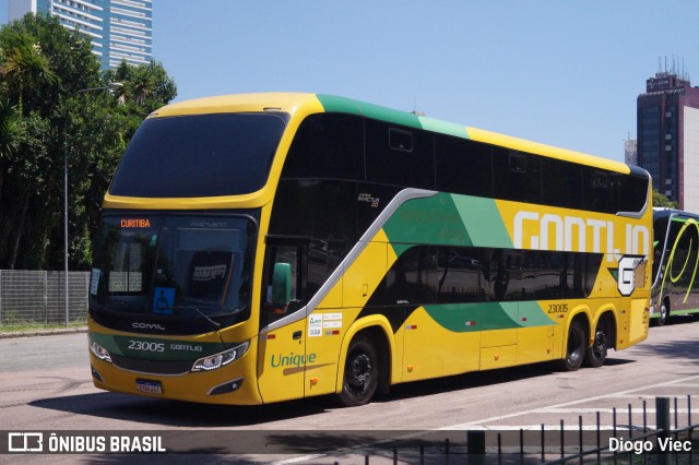 Empresa Gontijo de Transportes 23005 na cidade de Curitiba, Paraná, Brasil, por Diogo Viec. Número da foto: #12851833.