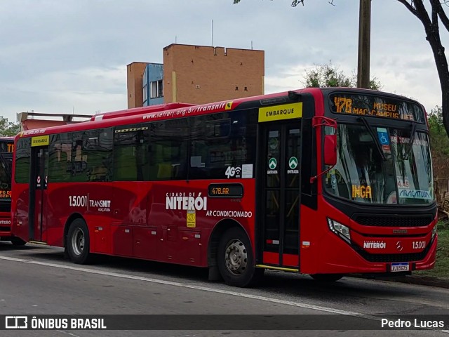 Viação Araçatuba 1.5.001 na cidade de Niterói, Rio de Janeiro, Brasil, por Pedro Lucas. Número da foto: #12853959.