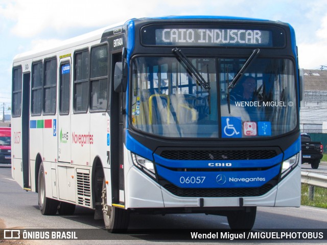 Consórcio Navegantes - 06 > Santa Maria > Transportes Boa Viagem 06057 na cidade de Jaboatão dos Guararapes, Pernambuco, Brasil, por Wendel Miguel /MIGUELPHOTOBUS. Número da foto: #12851962.