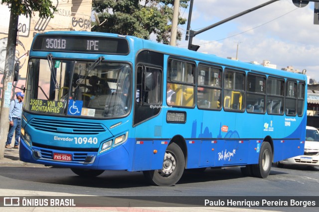 Auto Omnibus Floramar 10940 na cidade de Belo Horizonte, Minas Gerais, Brasil, por Paulo Henrique Pereira Borges. Número da foto: #12852784.