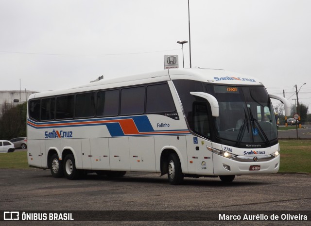 VUSC - Viação União Santa Cruz 2750 na cidade de Santa Cruz do Sul, Rio Grande do Sul, Brasil, por Marco Aurélio de Oliveira. Número da foto: #12853972.