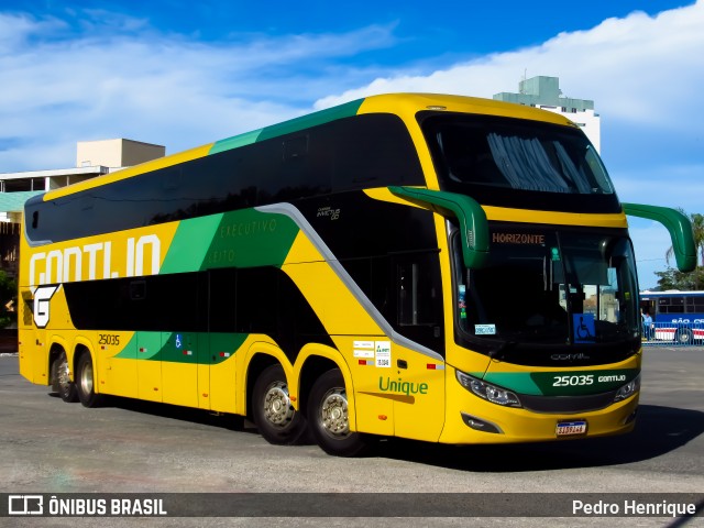 Empresa Gontijo de Transportes 25035 na cidade de Nova Serrana, Minas Gerais, Brasil, por Pedro Henrique. Número da foto: #12851481.
