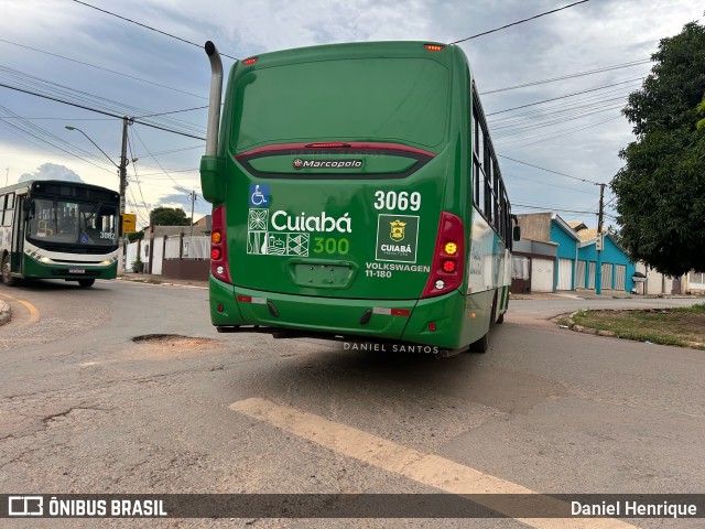 Expresso Caribus Transportes 3069 na cidade de Cuiabá, Mato Grosso, Brasil, por Daniel Henrique. Número da foto: #12851428.