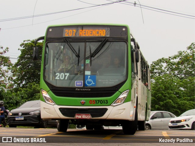 Via Verde Transportes Coletivos 0517013 na cidade de Manaus, Amazonas, Brasil, por Kezedy Padilha. Número da foto: #12852891.