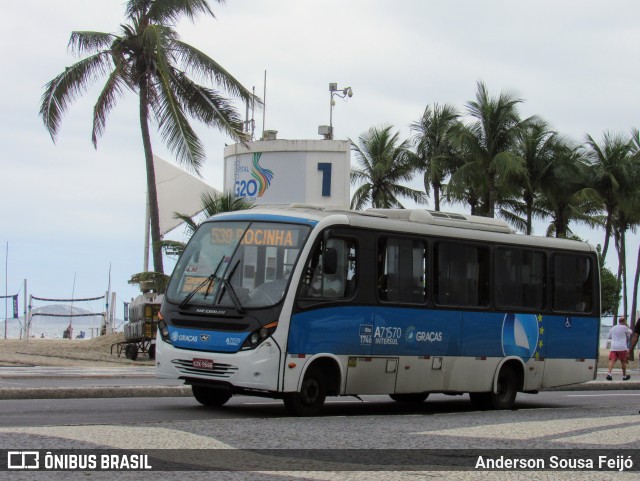 Viação Nossa Senhora das Graças A71570 na cidade de Rio de Janeiro, Rio de Janeiro, Brasil, por Anderson Sousa Feijó. Número da foto: #12852028.