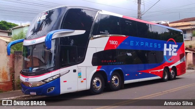 HE Express 1800 na cidade de Santa Bárbara, Minas Gerais, Brasil, por Antonio Silva. Número da foto: #12851269.