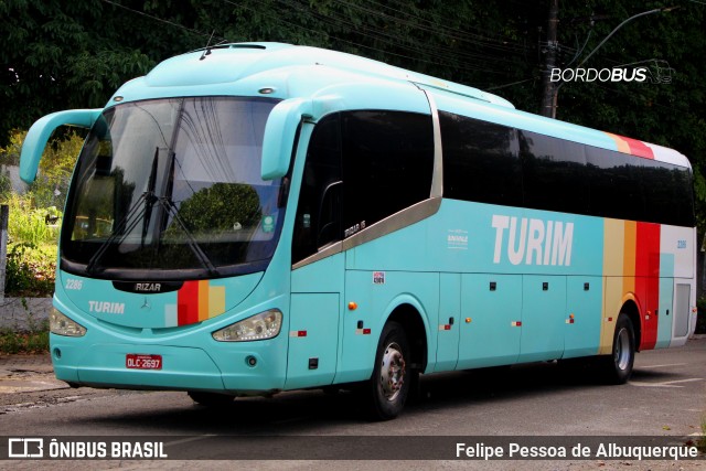 Turim Transportes e Serviços 2286 na cidade de Salvador, Bahia, Brasil, por Felipe Pessoa de Albuquerque. Número da foto: #12852029.